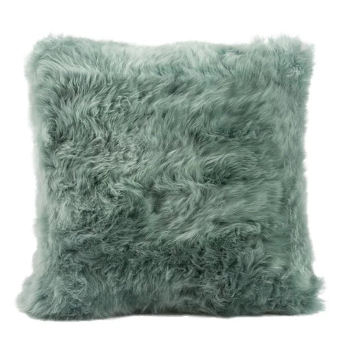 Long Wool Pillow, Jade 20" x 20" - Auskin