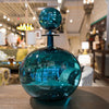 Low Round Petite Decanter, Steel Blue - Joe Cariati