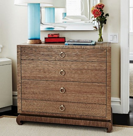 Ming Large Four Drawer Dresser, Brown - Bungalow 5