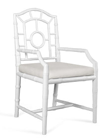 Chloe Armchair, White - Bungalow 5