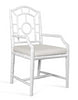 Chloe Armchair, White - Bungalow 5