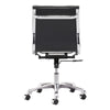 Lider Plus Armless Chair Black - Zuo Modern