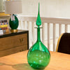 Tear Drop Large Decanter, Emerald - Joe Cariati