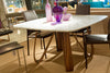 Butterfly Dining Table With White Marble Top - Tonin Casa