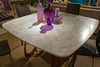 Butterfly Dining Table With White Marble Top - Tonin Casa
