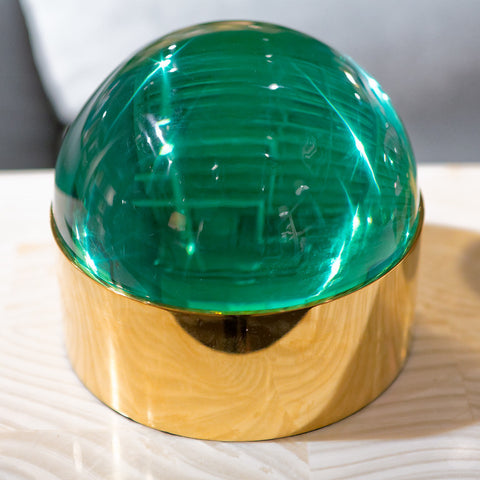 Medium Green Globo Box - Jonathan Adler