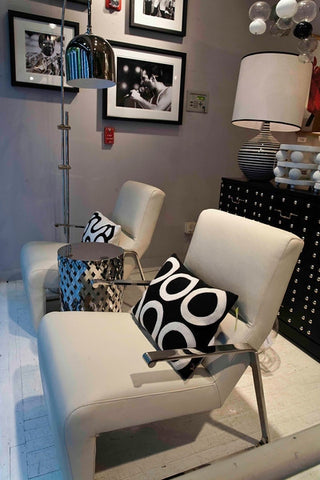 Leather & Metal - Black & White