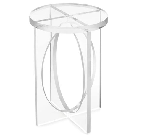 Martini Acrylic Side Table - John Richard