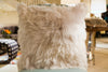 Alpaca Pillow 20" x 20", Ivory - Auskin