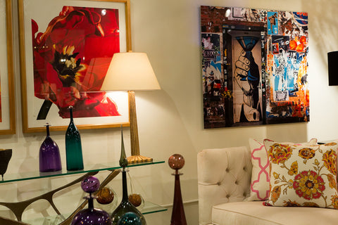 Beauty and Bernhardt's Beckett Dressed up in Hot Pink and Coral