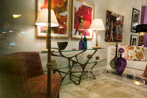 Beauty and Bernhardt's Beckett Dressed up in Hot Pink and Coral