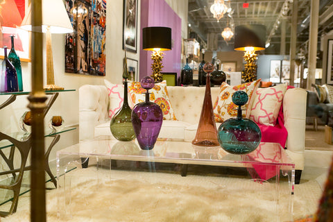 Beauty and Bernhardt's Beckett Dressed up in Hot Pink and Coral