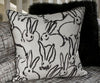 Hutch Black Pillow 22x22 - Ryan Studio