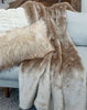 Couture Collection Champagne Mink Throw - Fabulous Furs at Luxe Home Pa in Gladwyne