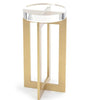 Brass and Crystal Martini Table - John-Richard