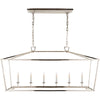 Darlana Linear Nickel Pendant - Visual Comfort