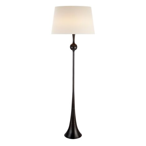 Dover Aged Iron Floor Lamp - Visual Comfort