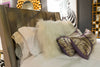 Elephant Ear On Violet Pillow - Aviva Stanoff Design