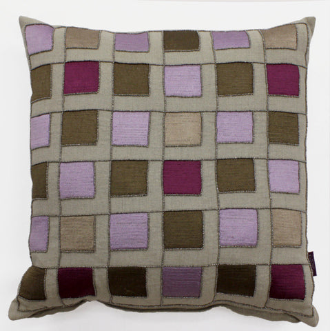 Evin Check Accent Pillow - Sabira Collection