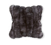 Fox Strip Warm Coal Pillow - Adri Collection