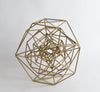 Geo Sculpture, Gold - Global Views