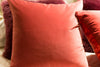 Giorgio Velvet Pillow 22x22 - Ryan Studio - Coral