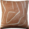 Grafitto Salmon Cream Pillow 22x22 - Ryan Studio