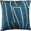 Grafitto Teal Pearl Pillow 22x22 - Ryan Studio