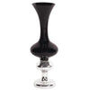 Black Hand Blown Glass Vase - Howard Elliott
