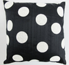 Harlequin Polka Dot White On Black - Sabira Collection