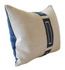 Giorgio Linen Ingot Tape Pillow - Ryan Studio - Indigo