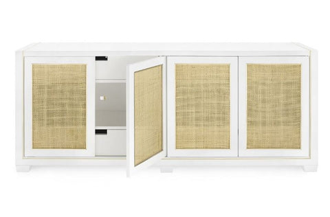 Karen 4-Door Cabinet, White - Bungalow 5