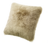 Lamb Wool Pillow 20" x 20", Taupe - Auskin