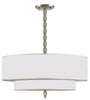 Luxo 5 Light Satin Nickel Chandelier - Crystorama