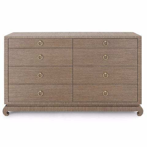 Ming Extra Large 8 Drawer, Brown - Bungalow 5