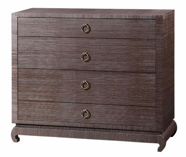 Ming Large Four Drawer Dresser, Brown - Bungalow 5