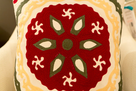 Modern Suzani Pillow - Sabira Collection