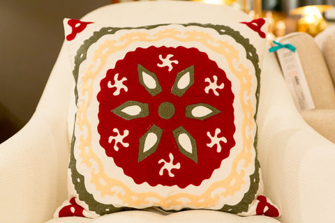 Modern Suzani Pillow - Sabira Collection