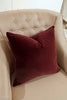 Giorgio Velvet Pillows 22x22 - Ryan Studio - Currant