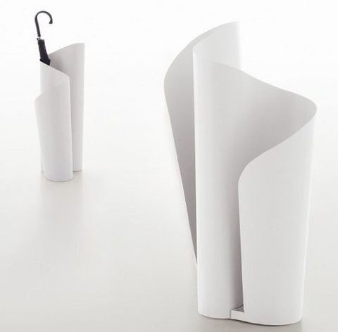 Matte White Narciso Umbrella Holder- Tonin Casa