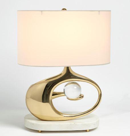 Orbit Lamp, Brass - Global Views