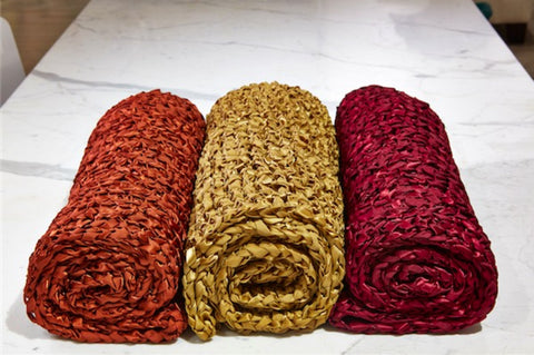 Ribbon Knit Throw - Ann Gish