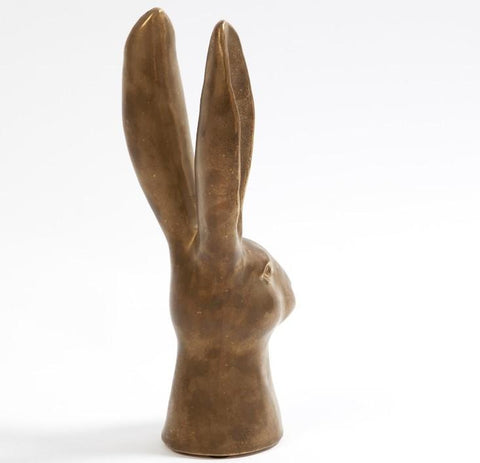 Rabbit, Matte Gold - Global Views