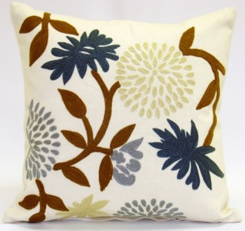 Whimsy Floral Pillow - Sabira Collection