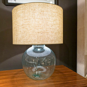 Seeded Recycled Glass Lamp - Regina-Andrew Design