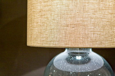 Seeded Recycled Glass Lamp - Regina-Andrew Design