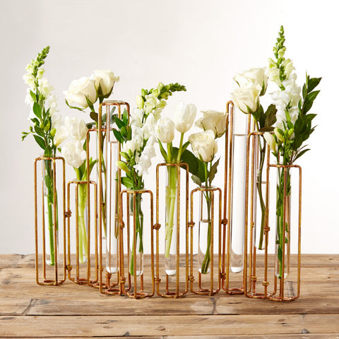 Set of Hinged Flower Vases - Two's Company