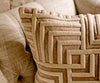 Sand Velvet/Creme Bullion Embroidered Pillow - Callisto Home