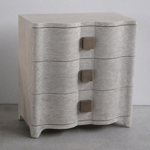 Toile Linen Bedside Chest - Studio A