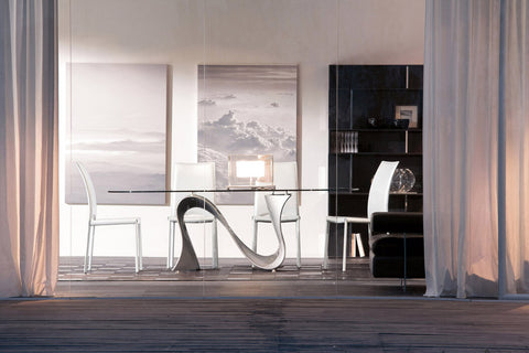Wave Fixed Oval Dining Table - Tonin Casa